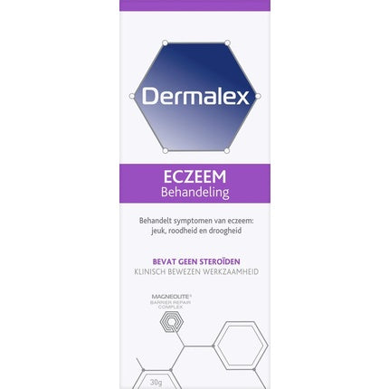 Cremă tratament eczemă, Dermalex, 30g, alb