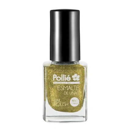 Esmalt de unghii Pollié Dorda 12ml cu sclipici auriu