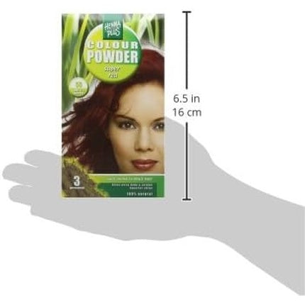 Vopsea păr, Hennaplus, Super Red, 160g