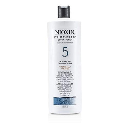 Nioxin Scalp Therapy Conditioner System 5, Normal la Subțire, Tratament Chimic, 1000 ml