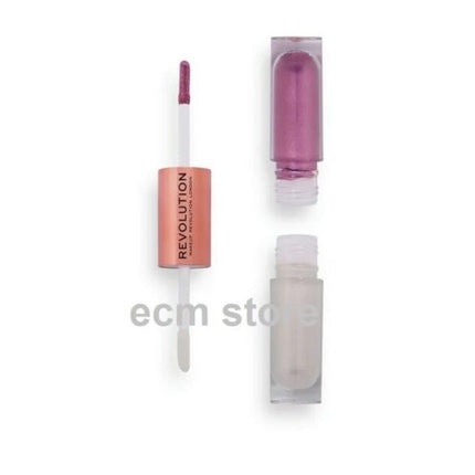Subliminal Ebqz Double Liquid Eye Shade, Makeup Revolution, 21g, roz, transparent
