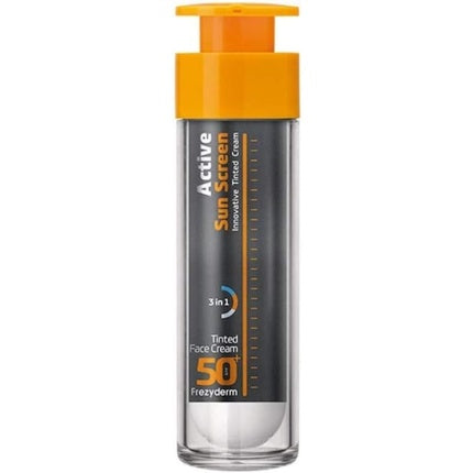 Crema Facială cu SPF50 Tinted, Frezyderm Active Sun Screen, 50ml