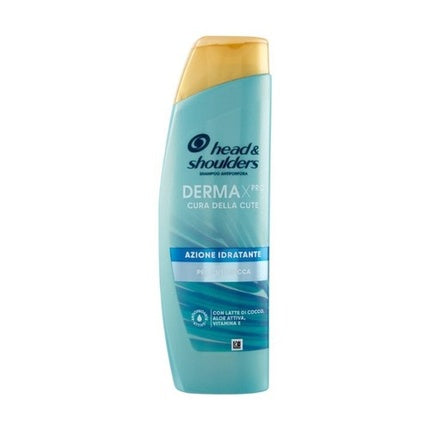 Șampon Antidandruff, Head & Shoulders, Dermaxpro Moisturizing Action, 250ml, albastru-verzui cu capac galben