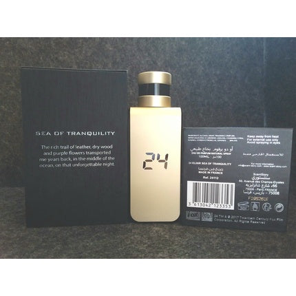 Eau De Parfum Scentstory 24 Elixir Sea Of Tranquility, sticlă pale, capac auriu