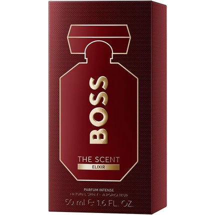 Eau De Parfum, Hugo Boss, The Scent Elixir, roșu auriu