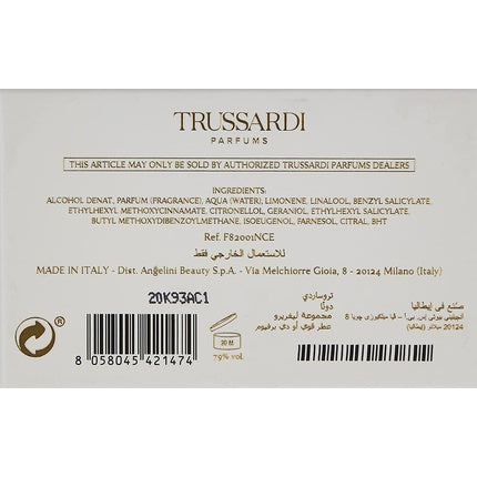 Parfum, Trussardi, Donna, alb, 100ml
