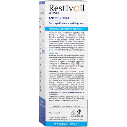 Șampon Antimătreață Restivoil Complex pentru Păr Uscat 250ml
