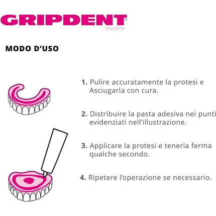 Gripdent Adeziv pentru Proteze Dentale, 40g