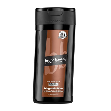 Gel de duș Bruno Banani, Magnetic Man, 3-in-1, 250ml