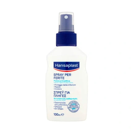 Spray Antiseptic Hansaplast pentru Copii, 100ml, Alb-Albastru