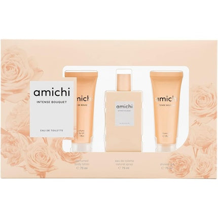 Set parfum, Amichi, Intense Bouquet, 3 piese