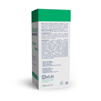 Cremă picioare, Dulàc, Diosmin Expert, alb-verde