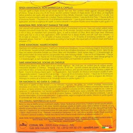 Vopsea de păr Sanotint, Natural, 125 ml, Vison