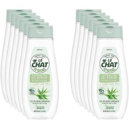 Gel de Duș Le Chat cu Extract de Aloe Vera, Ambalaj 12 buc