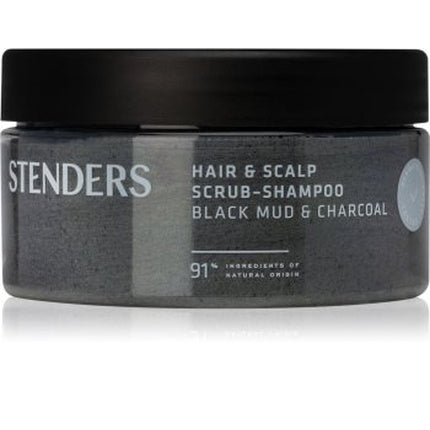 Șampon Exfoliant, Stenders, Scrub pentru Păr și Scalp, Nisip Negru & Cărbune