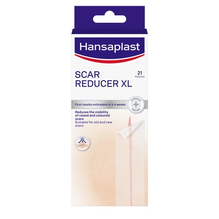 Bandaje pentru cicatrici, Hansaplast, Scar Reducer XL, culoare albă translucidă