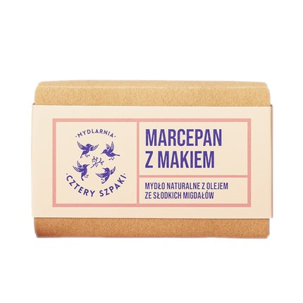 Mydlarnia Cztery Szpaki, Sabon Natural Marțipan cu Sâmburi de Mac, 110 g