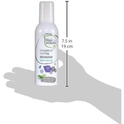 Spumă păr Hairwonder, Extra Strong, alb, 240g