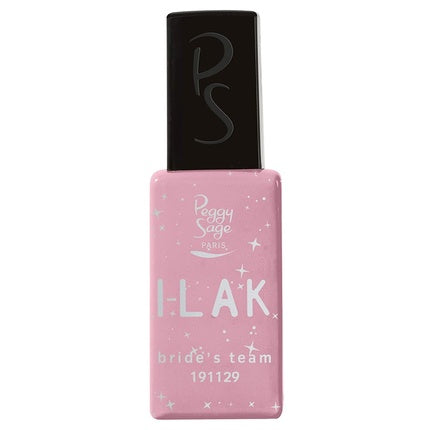 Gel Polish Peggy Sage I-LAK Bride's Team, 11ml, Roz cu Sclipici