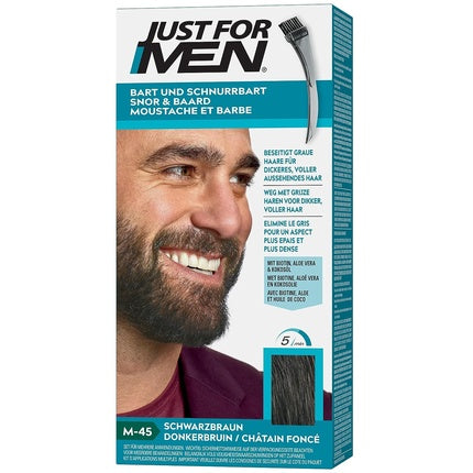 Șampon și Balsam Just For Men, M45 Căprui Închis, 28g