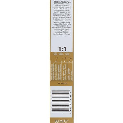 Vopsea par, Schwarzkopf, IR Absolutes 4-50, Saten Mediu Auriu Natural, 60ml