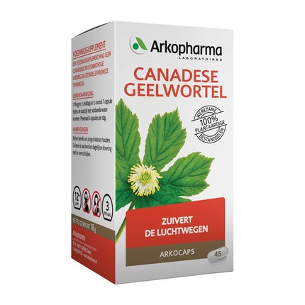 Arkopharma Arkocaps Canadian Yellow Root, 45 capsule, supliment pe bază de plante