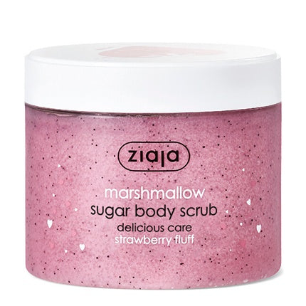 Ziaja Marshmallow Sugar Body Scrub, Roz, 300ml