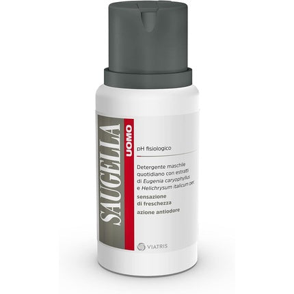 Gel intim pentru bărbați, Saugella Uomo, 200ml, Alb