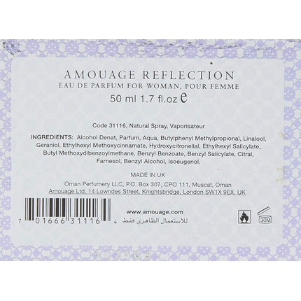 Parfum, Amouage Reflection Woman, argintiu, 50ml