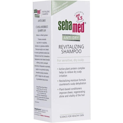 Șampon Sebamed Anti-Dry Revitalizing, 200ml, alb