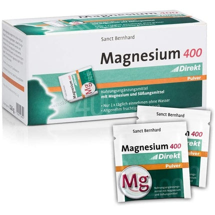 Sanct Bernhard Magnesium 400 Direct Powder, Minerale, Pliculețe, 163 g
