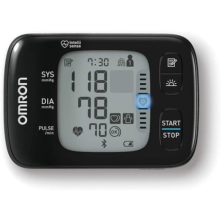 Tensiometru de incheietura, Omron RS7, senzor pozitionare