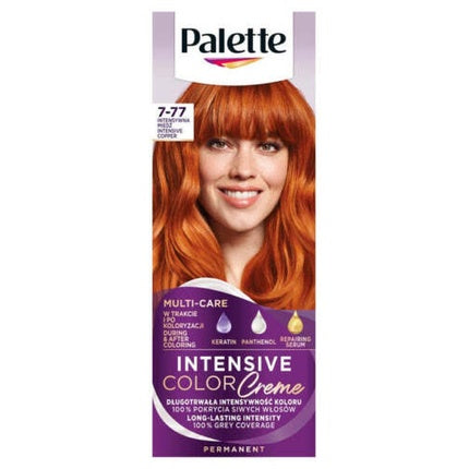 Vopsea de păr, Palette, Intensive Color Creme, roșcat intens