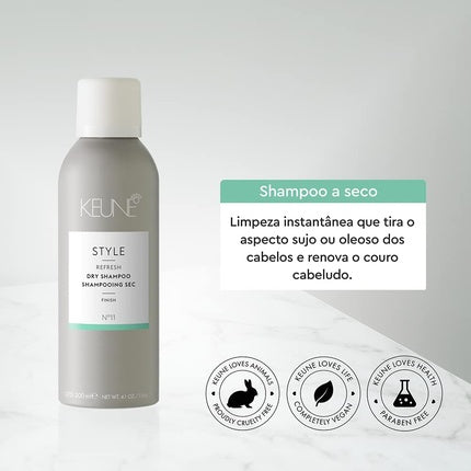 Șampon Uscat, Keune, Style 11, Gri, 200ml
