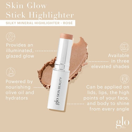 Highlighter, Glo Skin Beauty, Skin Glow Stick, rosé