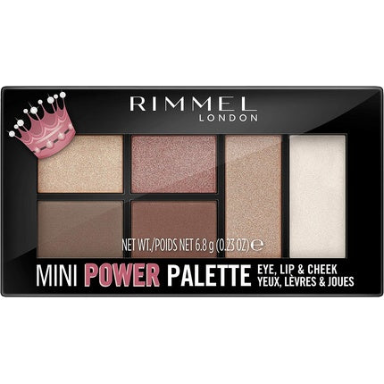 Set machiaj Rimmel Mini Power Palette 003 Queen 6.8g