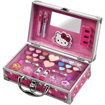 Set machiaj, Hello Kitty, 31 piese, aluminiu