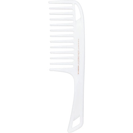 Pieptene detangling Cricket Ultra Smooth, Alb, cu coadă lungă, Design ergonomic