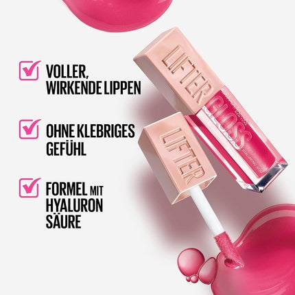 Luciu de Buze, Maybelline New York, Lifter Gloss, Gummy Bear Rose 5.4ml