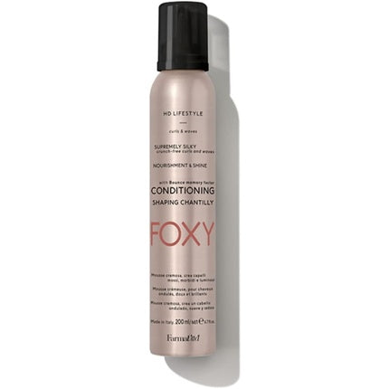 Moussă de coafat Farmavita Foxy Conditioning Shaping Chantilly, 200ml, roz pal
