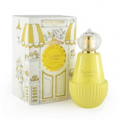 Eau de Parfum Jeanne Arthes Tea Time in Paris Tartelette Citron, galben, sticlă, 100ml