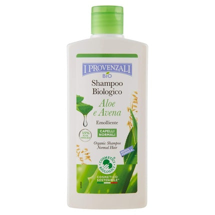 Șampon I Provenzali Bio Aloe și Avena, verde