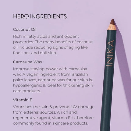 Creion contur ochi, INIKA Organic, hipoalergenic, vegan, negru