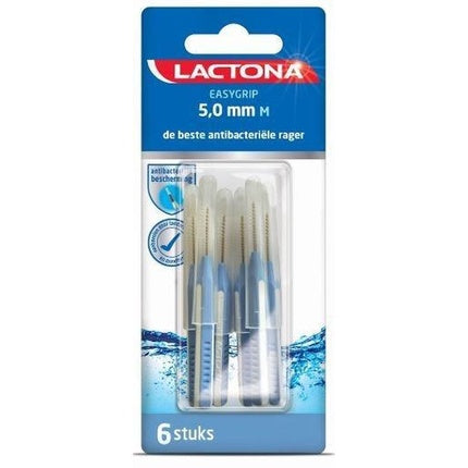 Periuta interdentara Lactona Easygrip M albastru 5.0 mm 6 bucati