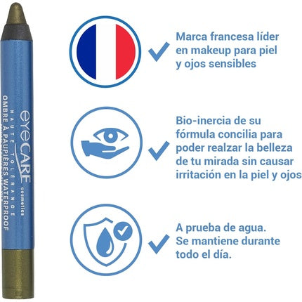 Creion de ochi, Eye Care Cosmetics Jumbo Waterproof Eyeshadow Moss, culoare verde măsline