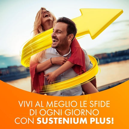 Supliment Energizant Sustenium Plus, Lămâie și Miere, 22 bucăți