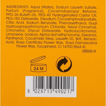 Gel de duș Acqua di Parma Rosa Nobile 200ml auriu