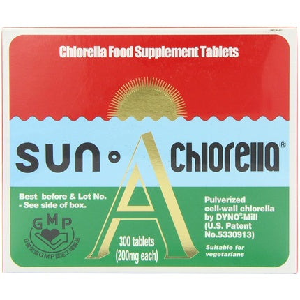 Tablete Sun Chlorella A, Vitamină, Supliment alimentar cu clorofilă, 300 buc