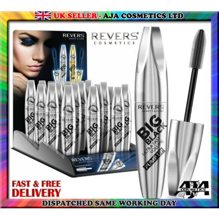 Mascara Revers Black Ultra Fast Volume Pump Up, 20 ml
