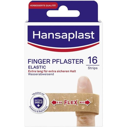 Banda adezivă Hansaplast Elastic Finger Strips Extra Long, 16 buc